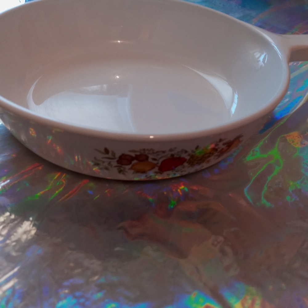 Vintage Corning Ware " Le Persil" Saucepan / Skillet 6 1/2"